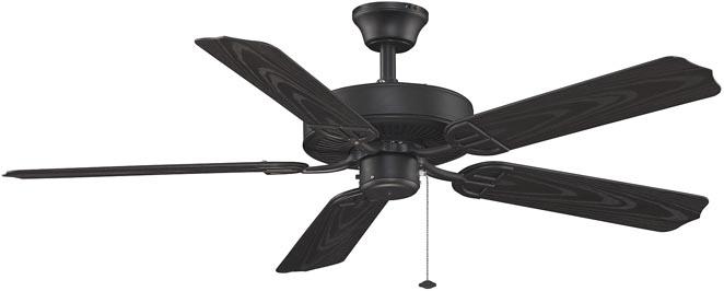 Traditional Black Ceiling Fan