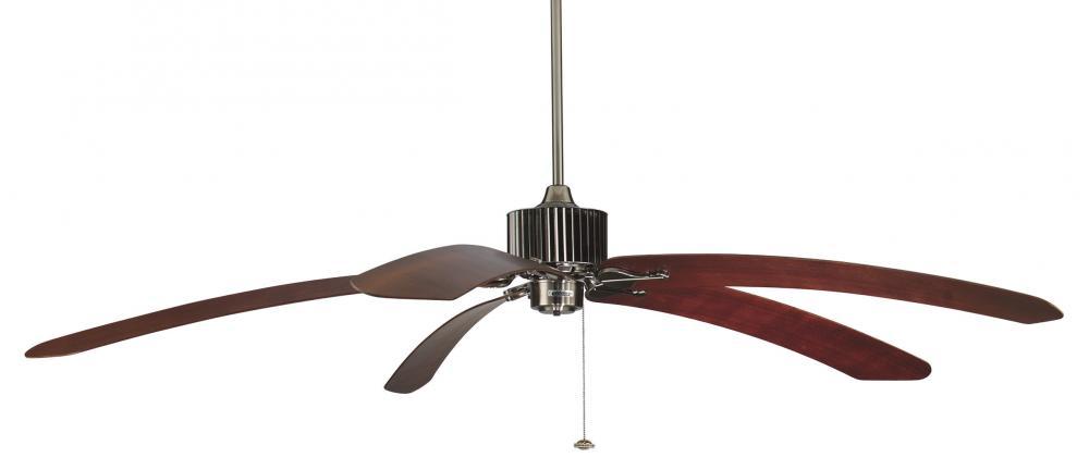 Contemporary Pewter Ceiling Fan