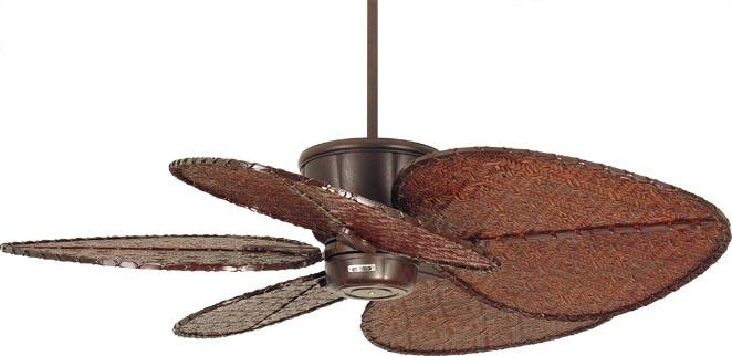 Tropical Three Light Rust Ceiling Fan