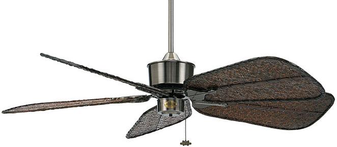 Tropical Pewter Ceiling Fan