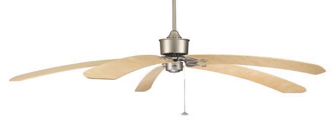 Nickel Ceiling Fan