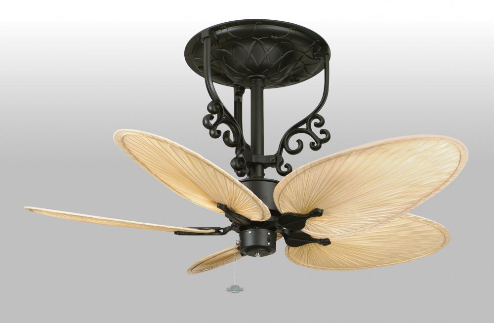 Traditional Black Ceiling Fan