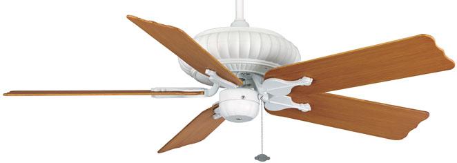 Tropical Matte White Ceiling Fan