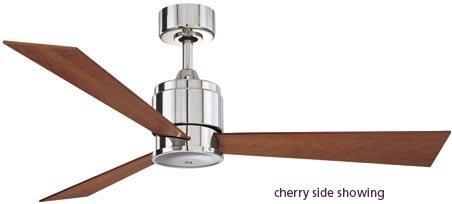 Contemporary Polished Nickel Ceiling Fan