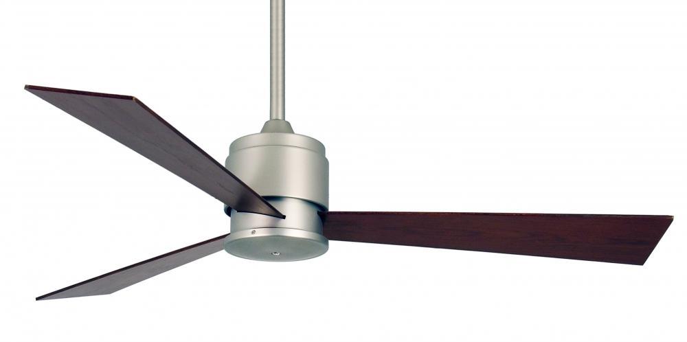 Contemporary Satin Nickel Ceiling Fan