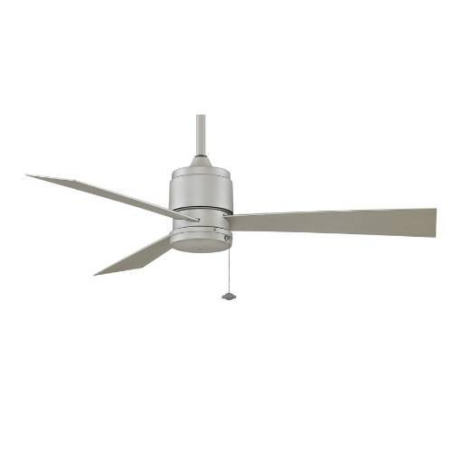 Contemporary Satin Nickel Ceiling Fan