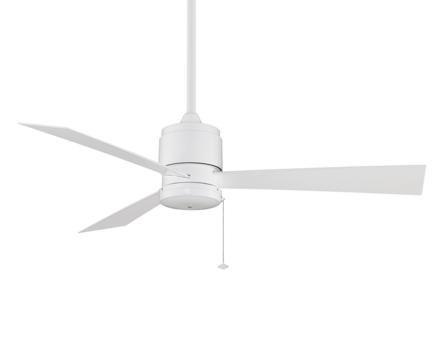 Contemporary White Ceiling Fan