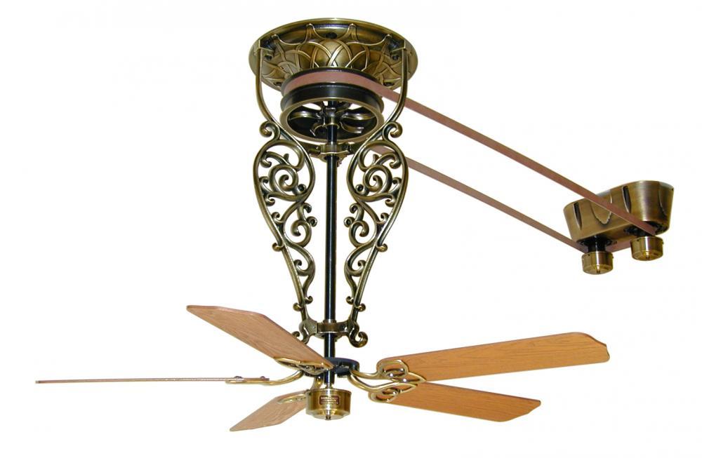 Traditional Antique Brass Belt Fan