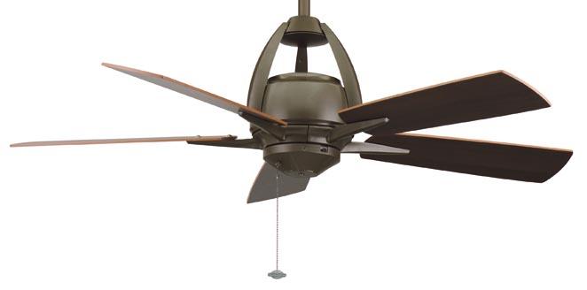 Contemporary Oil Rubbed Bronze Ceiling Fan