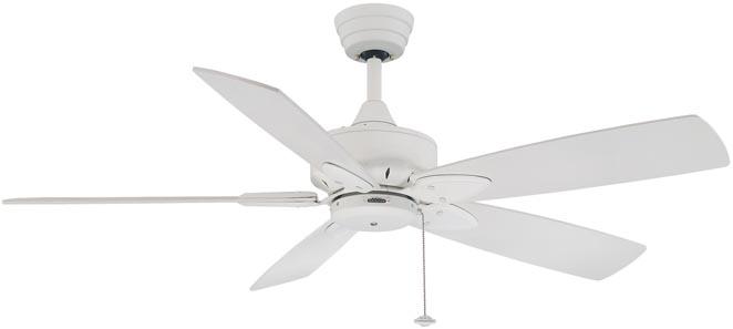 Tropical Matte White Ceiling Fan