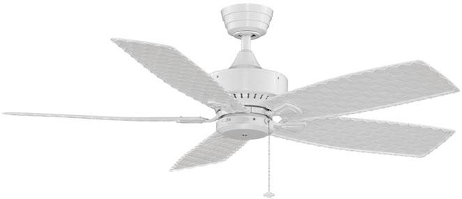 Tropical White Ceiling Fan