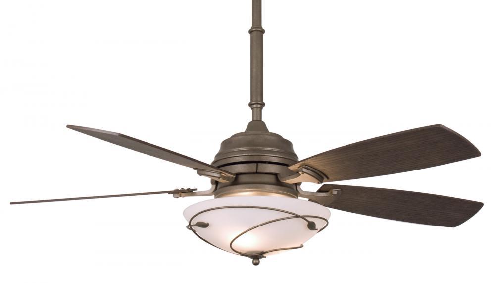 Transitional Three Light Dark Smoke Ceiling Fan