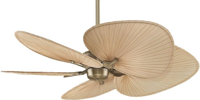 Tropical Antique Brass Ceiling Fan