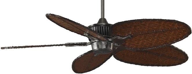 Contemporary Pewter Ceiling Fan