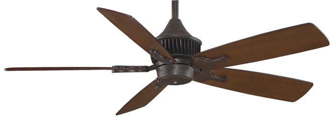 Contemporary Rust Ceiling Fan