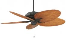 FanC Fans Fanimation FP4320TB1-BPP4BR - Tropical Textured Black Ceiling Fan