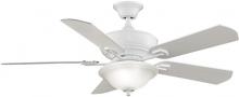 FanC Fans Fanimation FP8095WH - Traditional Two Light White Ceiling Fan