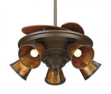 FanC Fans Fanimation FP825OB-G244 - Contemporary 5 Light Oil Rubbed Bronze Ceiling Fan