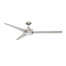 Kendal AC21560-SN - TRICEPTOR 60 in. LED Satin Nickel DC motor Ceiling Fan