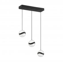 Kendal PF145-3LBR-BLK - MYSTYKE 3-Light Black LED Bar