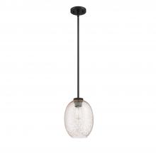 Kendal PF183-BLK/GF - RAZZLE 1-Light Gold Flake Pendant