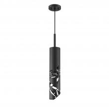 Kendal PF261-BLK - KNOLL 1-Light Black Pendant