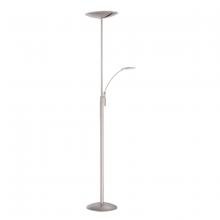 Kendal TC4090-SN - SPLITZ LED Torchiere with Reading Light