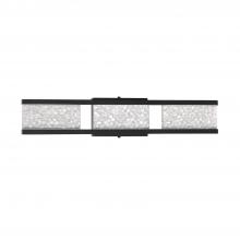 Kendal VF9903-2BLK - CALLAVIO 3-Light-LED Black Vanity Light with Glass style #2