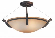 Kendal FFP07POB-03ORB - PORTOBELLO series 3 Light Oil Rubbed Bronze Semi-Flush