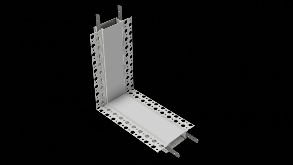 90-Degree Inside Corner Channel for Inspire Mud-In 1.6" Channel