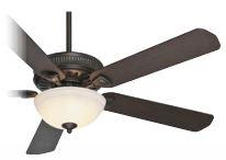 Three Light Basque Black Glass: Champagne Scavo Ceiling Fan