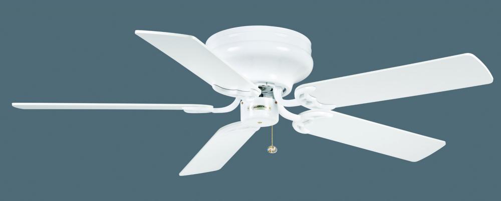 Snow White Hugger Ceiling Fan