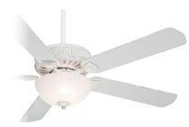 Casablanca AEP 55005 - Three Light Cottage White Glass: Snowflake Linen Ceiling Fan