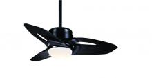 Casablanca AEP C29G12M - One Light Glossy Black Ceiling Fan