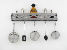 Hi-Lite MFG Co. H-60-34Y-B-BR47/A-GLD W/CI - POT RACK COLLECTION