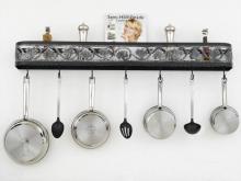 Hi-Lite MFG Co. H-80-46Y-B-BK01/B-SIL - POT RACK COLLECTION