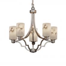 Justice Design Group FAL-8500-10-NCKL-LED5-3500 - Argyle 5-Light LED Chandelier