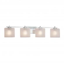 Justice Design Group FSN-8444-30-FRCR-CROM - Era 4-Light Bath Bar