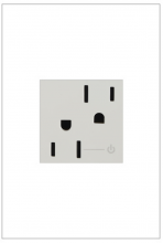 Legrand ARCH152W10 - Adorne® 15A Tamper-Resistant Half-Controlled Outlet, White