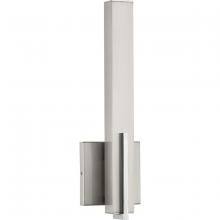 Progress P710051-009-30 - Planck LED Collection One-Light LED Wall Sconce, Brushed Nickel Finish