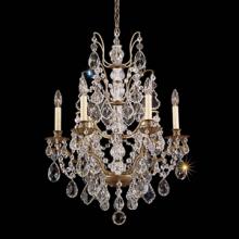 Schonbek 1870 5770-23L - Bordeaux 6 Light 110V Chandelier in Etruscan Gold with Clear Legacy Crystal