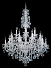 Schonbek 1870 2998-40R - Sterling 20 Light 120V Chandelier in Polished Silver with Clear Radiance Crystal