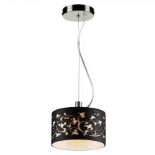 PLC Lighting 81821 BLACK - 1 Light Mini Pendant Tuxedo Collection 81821 BLACK