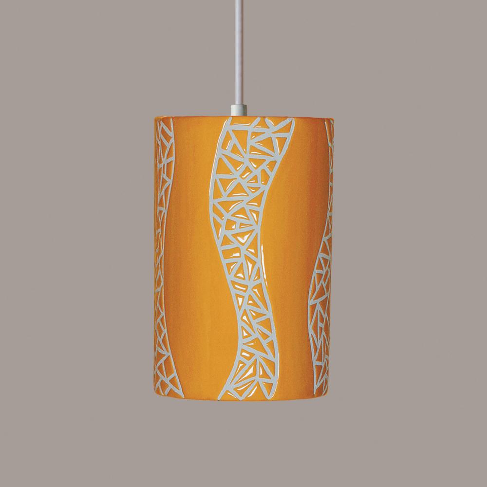 Passage Pendant Sunflower Yellow (White Cord & Canopy)