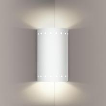 A-19 207CNR - Melos Corner Sconce: Bisque