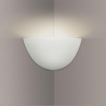 A-19 302CNR - Gran Thera Corner Sconce: Bisque