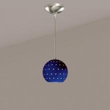 A-19 LVMP17-CB-LEDMR16 - Lunar Low Voltage Mini Pendant Cobalt Blue (12V Dimmable MR16 LED (Bulb included))