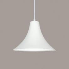 A-19 P501-WCC-1LEDE26 - Madera Pendant: Bisque