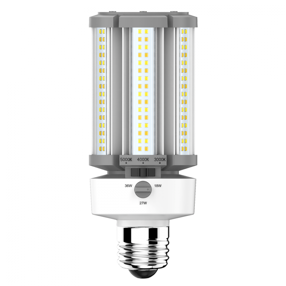 HID REPLACEMENT FIELD ADJUSTABLE 2610/3915/5220 LUMENS    18/27/36W E26 80CRI 3CCT BALLAST BYPASS