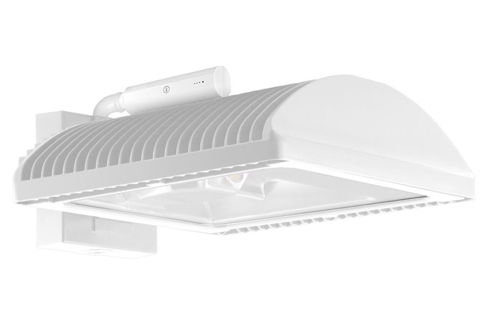 WALL PACKS 16253 LUMENS WPLED TYPE III 150W 4000K FLAT WALL MOUNT 0-10V DIMMING LIGHTCLOUD CONTROL